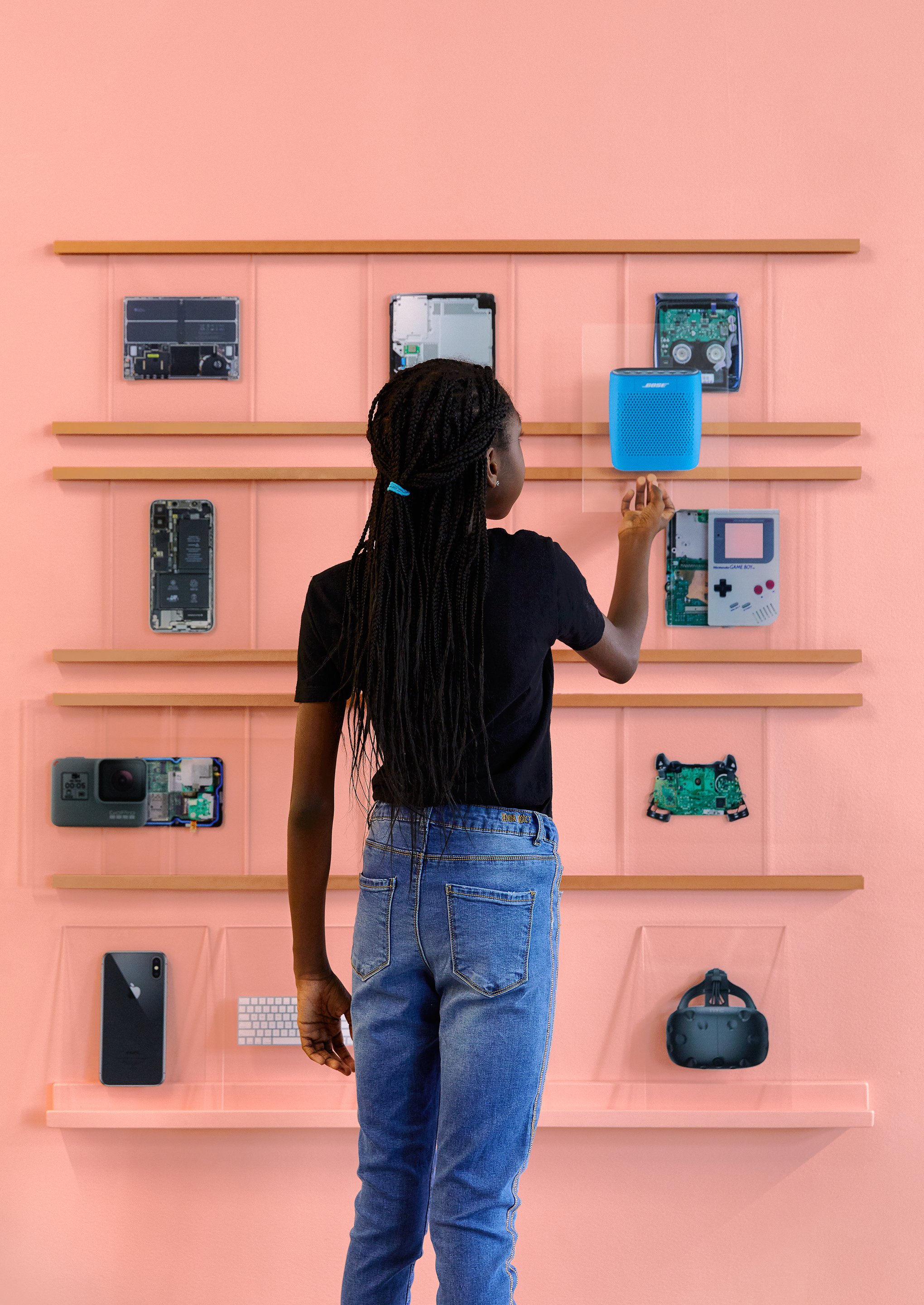 Black Girls Code Lab in New York. Designed by architect Danish Kurani, US