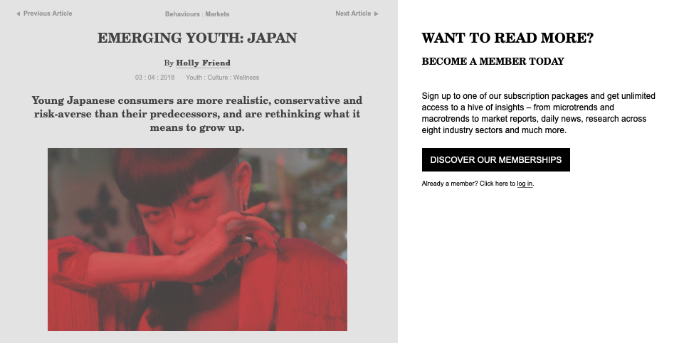 Emerging Youth- Japan