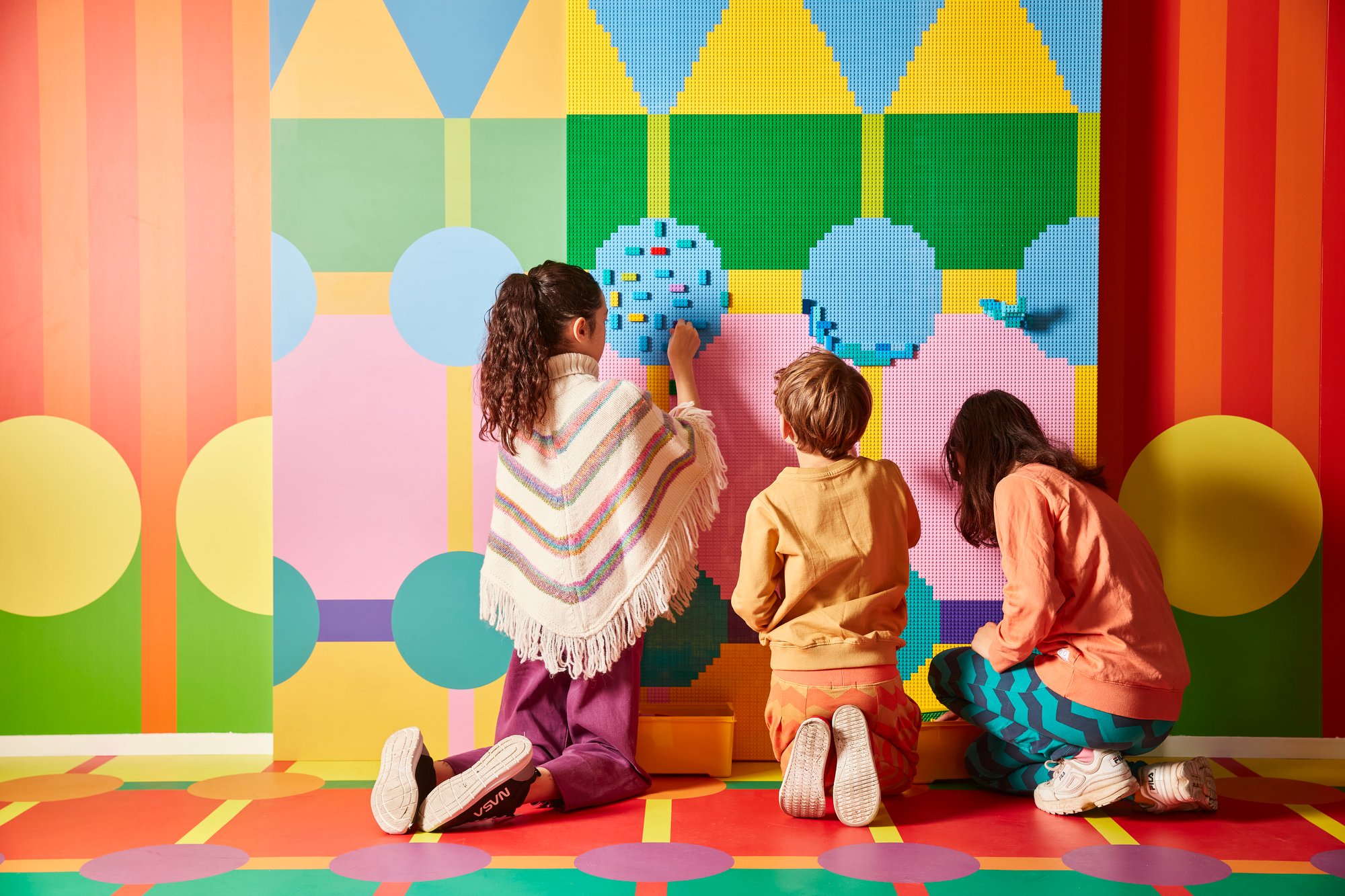 Laundrette of Dreams by Yinka Ilori for LEGO, UK