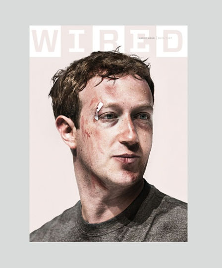 Wired magazine March 2018 issue- Illustration by Jake Rowland