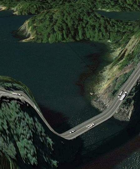 Postcards from Google Earth by Clement Valla for Materialising the Internet, Eindhoven