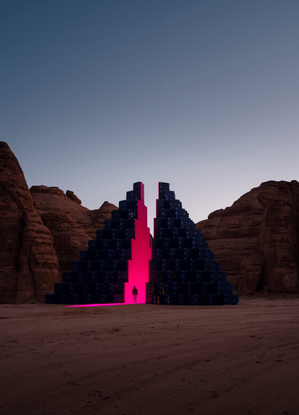 A Concise Passage by Rashed Al Shashai at Desert X AlUla 2020, Saudi Arabia- Photography by Lance Gerber
