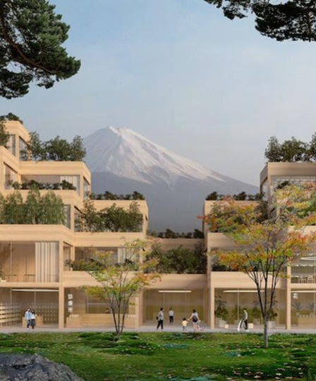 Toyota Woven City, Mount Fuji